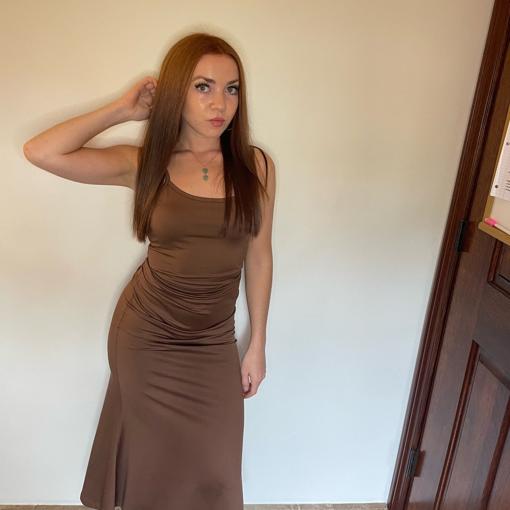 Brown Maxi Dress